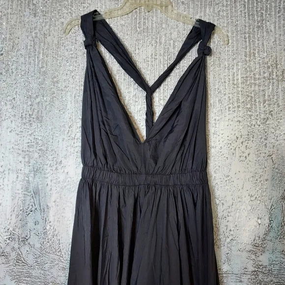 Zara Long Nylon Soft Dress Sz-XL - Picture 6 of 12